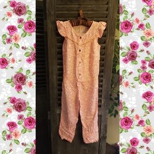 Cherokee Little Girls Pink Romper Size 3T